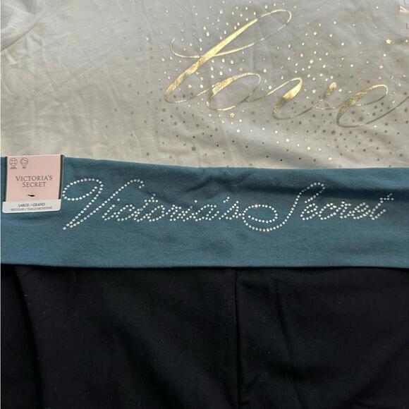 Victoria’s Secret T-shirt and foldover bootcut leggings set - Picture 4 of 5